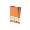 Ежедневник А5 недатированный Megapolis Soft, оранжевый (Р)