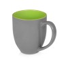 Кружка керамическая Gracy 450мл, серый/зеленое яблоко Кружка керамическая Gracy 450мл, серый/зеленое яблоко