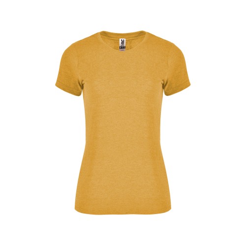 Футболка Fox женская, горчичный меланж