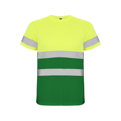 Футболка Delta мужская, садовый зеленый/неоновый желтый