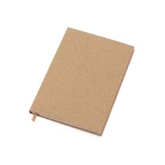 Блокнот из пробки А5 Passiflora, твердая обложка, 80 листов 80 гр/м2 переработанной белой бумаги,