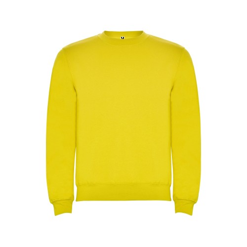 Свитшот с начесом Clasica унисекс, желтый