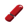 USB-флешка на 2 ГБ с покрытием soft-touch, красный