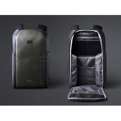 Атикражный рюкзак FlipPack для ноутбука 15.6, черный