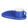 Чайная пара Brighton : блюдце овальное, чашка, коробка, синий Чайная пара Brighton : блюдце овальное, чашка, коробка, синий