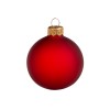 Стеклянный шар красный матовый, заготовка шара 6 см, цвет 12, матовый Стеклянный шар красный матовый, заготовка шара 6 см, цвет 12, матовый