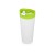 Термокружка Brite 500мл, белый/зеленое яблоко