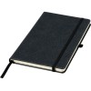 Блокнот Atlana размером A5 с отделкой из кусочков кожи, черный Блокнот Atlana размером A5 с отделкой из кусочков кожи, черный