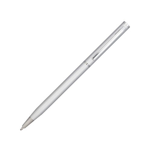 Ручка металлическая шариковая Slim, серый