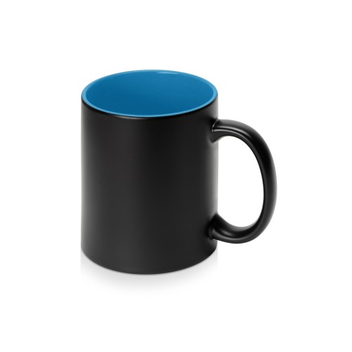 Кружка-хамелеон Surprise матовая, черный/голубой