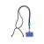 Ремешок на шею для телефона Риксо, синий/черный