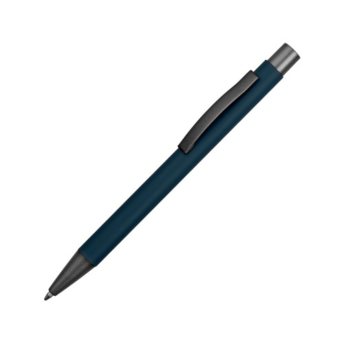 Ручка металлическая soft-touch шариковая Tender, полуночный синий