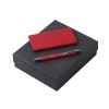 Подарочный набор c ручкой и повербанком 5000 mAh, красный Подарочный набор c ручкой и повербанком 5000 mAh, красный