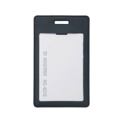 Вертикальный чехол для пропуска из экокожи Alicante, темно-синий