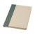 Liliana блокнот формата А5 в твердой обложке из пластика из сахарного тростника - Зеленый яркий Liliana блокнот формата А5 в твердой обложке из пластика из сахарного тростника - Зеленый яркий