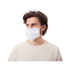 Маска для лица многоразовая из хлопка, белый