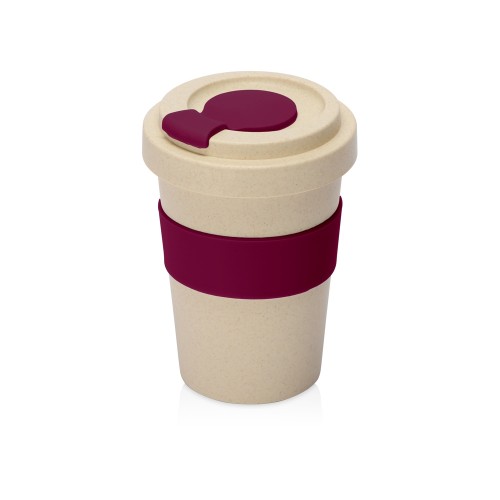 Стакан из пшеничного волокна Flava, burgundy