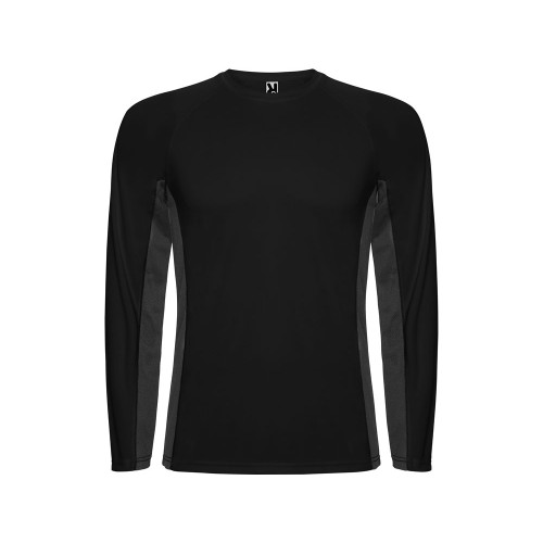 Футболка Shanghai  мужская с длинным рукавом, черный/графитовый