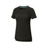 Borax Женская футболка с короткими рукавами из переработанного полиэстера согласно стандарту GRS с отличным кроем - сплошной черный Borax Женская футболка с короткими рукавами из переработанного полиэстера согласно стандарту GRS с отличным кроем - сплошной черный