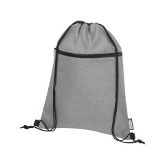 Рюкзак со шнурком Ross из переработанного ПЭТ, heather medium grey