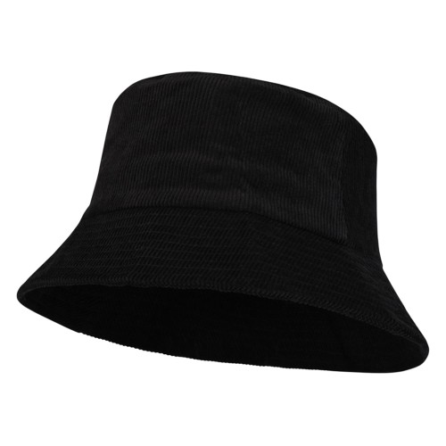 Панама Howson из переработанного вельвета - Сплошной черный