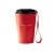 Термокружка KEURY из нержавеющей стали с двойными стенками и ручкой с керамической слоем, красный
