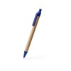 Ручка шариковая ALDER из переработанного картона, натуральный/королевский синий