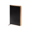 Ежедневник недатированный A5 Chelsea, черный (золотистый кант и срез)