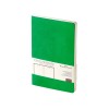 Ежедневник А5 недатированный Megapolis Velvet Flex, зеленый флуор