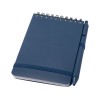 Блокнот Thalaasa формата А6 в твердой обложке из океанического пластика с шариковой ручкой - Синий