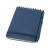 Блокнот Thalaasa формата А6 в твердой обложке из океанического пластика с шариковой ручкой - Синий