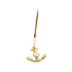 Настольный прибор Якорь, золотистый