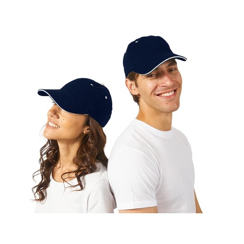 Бейсболка New Castle 6-ти панельная, темно-синий/натуральный