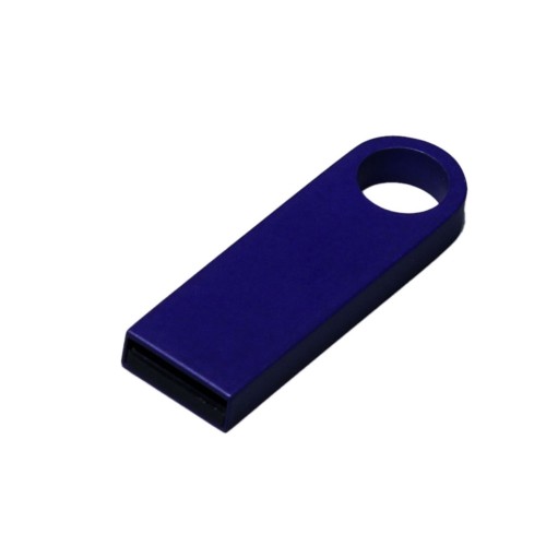USB 3.0-флешка с мини чипом и круглым отверстием, синий