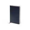 Ежедневник А5 недатированный Chelsea, синий (серебристый кант и срез)