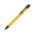 Ручка металлическая шариковая Crepa, желтый/черный Ручка металлическая шариковая Crepa, желтый/черный