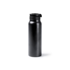 Термобутылка HEYDUD с двойными стенками и корпусом из переработанной нержавеющей стали, черный
