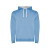 Толстовка с капюшоном Urban мужская, небесно-голубой/белый