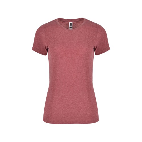 Футболка Fox женская, гранатовый меланж