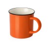 Кружка Countryside S с черным ободком, белая внутри, цветная снаружи, оранжевый Кружка Countryside S с черным ободком, белая внутри, цветная снаружи, оранжевый