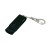 Флешка промо поворотный механизм USB 2.0, с однотонным металлическим клипом,, черный
