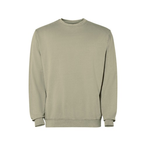 Свитшот Jaya унисекс, светлый хаки выстиранный