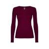Футболка с длинным рукавом Extreme женская, гранатовый