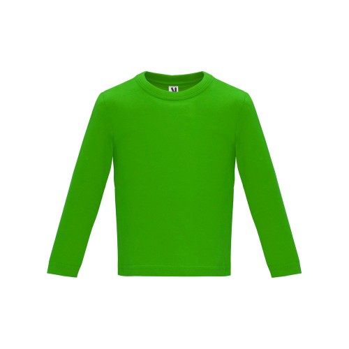 Футболка Baby  детская с длинным рукавом, травянисто - зеленый