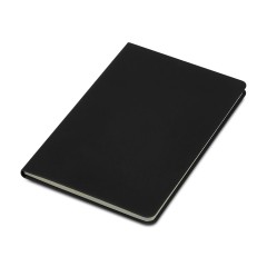 Блокнот в твердой обложке A5 Виспи в клетку, черный