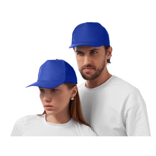 Бейсболка Poly 5-ти панельная 120 гр, кл.синий