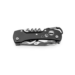 WILD. Многофинциональный карманный нож из нержавеющей стали, Черный