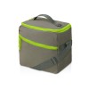 Изотермическая сумка-холодильник Neo Classic c контрастной молнией, серый/зеленое яблоко Изотермическая сумка-холодильник Neo Classic c контрастной молнией, серый/зеленое яблоко