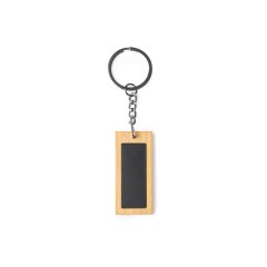 Брелок KRAUS из натурального дерева и стали KRAUS, прямоугольный