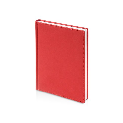 Ежедневник А5 датированный Velvet 2026, красный